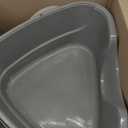 Cat Litter Box with Lid, No-Mess, Standard, unisex, Charcoal, 26 in x 23 in x 20 in