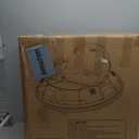 12V Electric Ride on Bumper Car for Toddlers, Kids Bumper Car with Remote Control, LED Lights & 360 Degree Spin, Indoor and Outdoor for 18+ Months Kids (Blue)