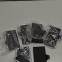 Homjoy 6 Pack Metal Christmas Stocking Holders for Mantle Heavy Duty Stocking Hangers Stocking Hook Christmas Ornaments for Counter Tables Window Fireplace Mantle Decoration (Black)