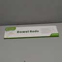 10 PCS Dowel Rods Wood Sticks Wooden Dowel Rods - 3/8 x 17.5 Inch Unfinished Bamboo Sticks - for Crafts and DIYers