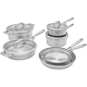 ZWILLING Motion Stainless Steel 10-pc Stainless Steel Cookware Set