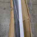 Paramondo Retractable Door Screen for Single Door, Free Stop Sliding Patio Doors - Durable White Aluminium Frames with Fiberglass Mesh - White, Size 34 5/8" Wide x 81 3/8" High