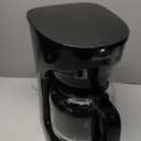 Mueller 12-Cup Drip Coffee Maker - Borosilicate Carafe, Auto-Off, Reusable Filter, Anti-Drip, Keep-Warm Function, Clear Water Level Window Coffee Machine, Kitchen Essentials & Accessories (Black)