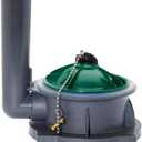 American Standard 3280.040-0070A 4-Inch Flush Valve Assembly for Champion One Piece Toilets, Black