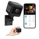 4K Security Cameras for Home, Indoor Wireless WiFi Camera with App Control Motion Detection & Real-Time Alerts, Rechargeable Pet/Baby/House/Office Camera with Night Vision