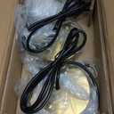 2 Pack Pendant Lights with Vintage Green Ribbed Glass Lampshade, Adjustable Brushed Gold Pendant Lights Fixtures for Kitchen Island Lighting Sink, Dining & Living Room Hallway (Bulbs Not Included)