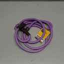 Fida Durable Slip Lead Dog Leash, 6 FT x 3/8" Heavy Duty Comfortable Strong Rope Slip Lead for Small Dogs and Puppies, No Pull Pet Training Leash with Highly Reflective(3/8", Purple)