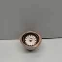 3-1/2 Deep Cup Kitchen Sink Drain Assembly, 304 Stainless Steel Construction with Fixed Post Basket and Long Extended Shank/CAS Approved and Oil Rubbed Bronze Finish