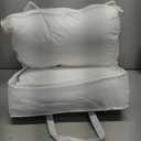 Three Geese Adjustable Layer Goose Feather Pillow,Assemblable Bed Pillow,100% Soft Organic Cotton Cover,Good for Side and Back Stomach Sleeper, Queen Size,Packaging Include 1 Pillow