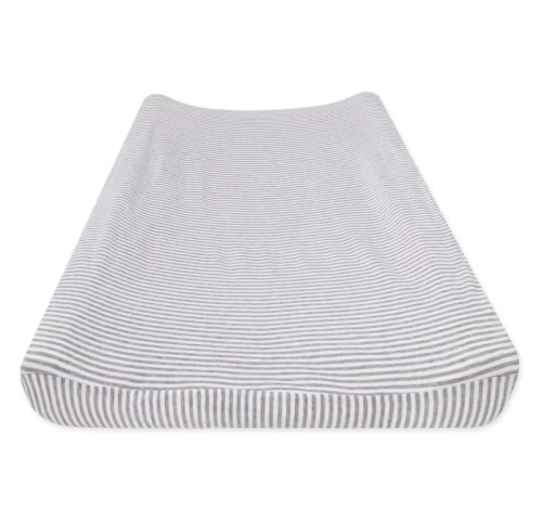 CGK Lines  Bees Baby - Changing Pad Cover, 100% Organic Jersey Cotton Changing Pad Liner for Standard Large Inch Changing Mats