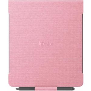 Amazon Kindle Scribe Fabric Folio Cover with Magnetic Attach, Sleek Protective Case - Rose