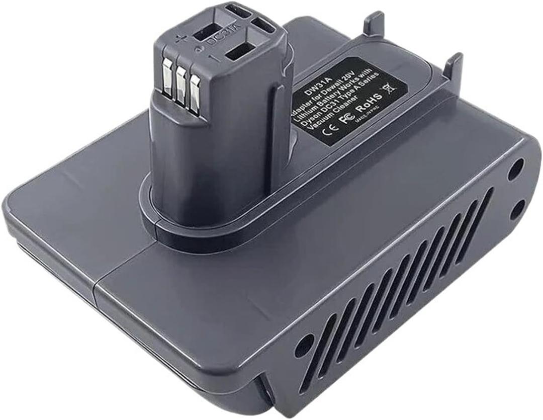 Adapter Compatible for Dewalt Li-ion Battery to, Type A/Type B DC31 DC35 DC44 (Type-A)