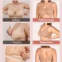 HSIA Minimizer Bras for Women Plus Size, Full Coverage Coolcomfort T Shirt Unlined Bra with Underwire for Heavy Breast (40D, Blush)