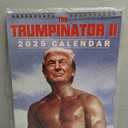 The Trumpinator 2025 Wall Calendar | Tough Guy Trump Hanging Calendar | 7.87 x 11 Inch Funny Trump Calender MAGA Calendar Trump Fans Gag Gifts