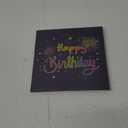 INPHER Birthday Cards Fireworks Pop Up Cake Blowable Light and Music Happy Birthday Card Gifts for Women Men Mom Kids (Blue)