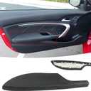MUTUSAISI Left Black Door Panel Leather Armrest Cover Lid Compatible with Honda Accord 2-Door Coupe 2008-2012 Interior Accessories 83571-TE0-A51ZA (Driver Side)