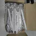 EVNEED 50pcs Big Diamond Pens,Bridal Shower Pen with Black Ink Cute Ballpoint Pen Beautiful Wedding Pens for Office School,White