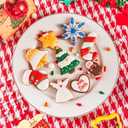 Christmas Cookie Cutters 2" to 3.5" 9 Pieces Cookie Cutters Christmas Shapes