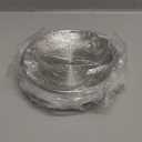 Thenshop 8 Pieces 6 Inch Pizza Pans Bulk Stainless Steel Sets Round Bakeware Pizza Trays for Oven Kitchen Baking Home Restaurant Safe Sturdy Reusable Easy Clean (Matte Silver)