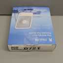 JISULIFE Desk Fan Battery Rechargeable, 4500mAh 180Foldable Portable Personal Fan, 4 Speeds Adjustable Long Battery-life for Home Office Travel Outdoor Gifts for Women Men-White