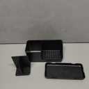 Toothbrush Holders for Bathrooms, Kids Electric Toothbrush and Toothpaste Holder, Toothbrush Organizer with Drainage, Tooth Brush Holder for Bathroom Countertop Organizer (Black)