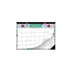 Wall Calendar from January 2026-June 2027,18 Months Tear-Off Monthly Calendar to Track Events & Appointments, with Planner Stickers for Office Family-17"x12" in (colourful)