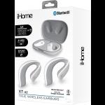 Bytech iHome XT 87 True Wireless Bluetooth In Ear Earbuds White H