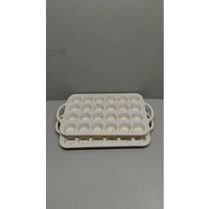 Silicone Mini Muffin Pan With Metal Reinforced Frame - 24 Cups Durable Silicone Cupcake Pan for Muffin, Cupcakes, BPA Free and Dishwasher Safe, Pack 2, Creamy Confetti