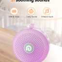 Dreamegg Baby Sleep Soother - Portable White Noise Machine Sound Machine Baby, Features Powerful Battery, 21 Soothing Sound, Noise Canceling for Office & Sleeping, Home, Travel, Gift