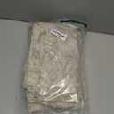 jinchan Floral Linen Blend Curtains for Living Room Green French Country Farmhouse 84 Inch Long Light Filtering Semi Sheer Kitchen Window Back Tab Curtains 2 Panels