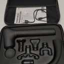 Upgraded 2-in-1 Massage Gun with Heat, Pain Relief Deep Tissue Back and Neck Massager with Extension Handle, Handheld Muscle Massage Gun for Back, Shoulder, Arm,Thigh, FSA-HSA Eligible