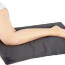 MINUPWELL Knee Pillow for Side Sleepers, 3" Leg Pillow for Side Sleeping, 100% Cotton Fabric Pillow for Between Knees While Sleeping - High Support Alternative for Relieving Leg, Back, and Knee Pain