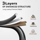 HBTower 2 Step Ladder, Step Stool for Adults,2 Step Ladder Folding Step Stool with Wide Pedal Ergonomic Design