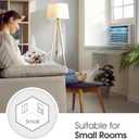 LG 6000 BTU Window Air Conditioner[2024 New] Remote Control, WiFi Enabled works with LG ThinQ, Alexa, Hey Google, Washable Filer Ultra-Quiet Cools Small Room up to 250 Sq.Ft AC Unit White LW6024RSMX