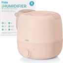 Frida Baby 3-in-1 Cool Mist Humidifier for Large Rooms, Top Fill Humidifier for Bedroom, Allergy Relief, 60 Hour Runtime + Nightlight, Auto Shut-Off, Quiet, Carry Handle, Essential Oil Diffuser