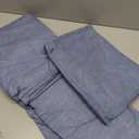 Bare Home Flannel Sheet Set 100% Cotton, Velvety Soft Heavyweight - Double Brushed Flannel - Deep Pocket (Queen, Heathered Indigo)