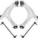 Front Lower Control Arms with Ball Joint for Honda Odyssey 2005 2006 2007 2008 2009 2010 + Sway Bars Link End Suspension Kits D601007 D601008 K750304 4PCS
