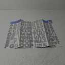 Holographic Foil Project Letters & Numbers Stickers, 2 in, 115 CT