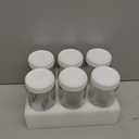 Mason Jars, 24 oz (6 Pack) Overnight Oats Containers with Lids - Airtight