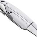 Exterior Chrome Door Handle Front Left Driver Side Replacement for 2007-2013 GMC Sierra Yukon XL Denali, Chevy Tahoe Avalanche Silverado Suburban, Cadillac Escalade ESV, Replace# 20828258,22738721,80546