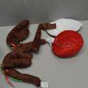 Christmas Reindeer Antlers Car Decoration Kit, LED Multicolor Lights Nose Vehicle with Jingle Bells Rudolph, Auto Holiday Accessories for SUV Van Truck Decor