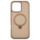 TORRAS for iPhone 16 Pro Max Case with Stand, [Compatible with MagSafe] [Military Grade Drop Tested] Translucent Slim Magnetic Phone Case for iPhone 16 Pro Max 6.9" 2024, Brown