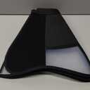 Soft Dog Cone for Dogs After Surgery, Breathable Pet Recovery Collar for Large Medium Dogs, Adjustable Dog Cone Collar, Elizabethan Collar (L, Black) (L (Neck: 16.5-18.3"))