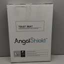 Angol Shiold Elongated Bamboo Toilet Seat with Zinc Alloy Hinges, Easy to Install also Easy to Clean, Natural Bamboo, Light, 18.5-inch