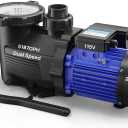 Aquastrong In/Above Ground Pool Pump High Flow Self Primming Swimming Pool Pump,Deep Blue