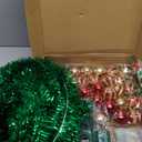 Miniature Pre-Lit Christmas Tree – Fully Decorated with Shatterproof Ornaments and Integrated LED String Lights – Perfect for Apartments, Tabletops, and Small Spaces