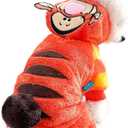 Tiger Dog Halloween Costume - Funny Dog Costumes for Large Dogs, Pet Clothes Cosplay Jumpsuit Outfit for Puppy - Christmas Parade Photo Props Special Events