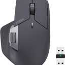 Rapoo MT760 PRO Wireless Mouse, NearLink + Bluetooth 5.0 Multi-Device, 12K DPI, 2K Polling, Ergo for Work & Gaming, 11 Programmable Buttons, On-Board Memory, Quiet Clicks, USB-C, 120 Days Battery Life