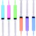 FOCUSLINE 50 Pack Jelly Shot Syringes, 1.5 OZ Capacity Plastic Shot Glasses, Durable Jelly Shot Syringes with Lid, Perfect for Halloween, Thanksgiving, Christmas