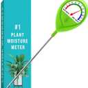 GROWIT Soil Moisture Meter for Plants - Plant Moisture Meter for House Plants - No Batteries Required (Green)